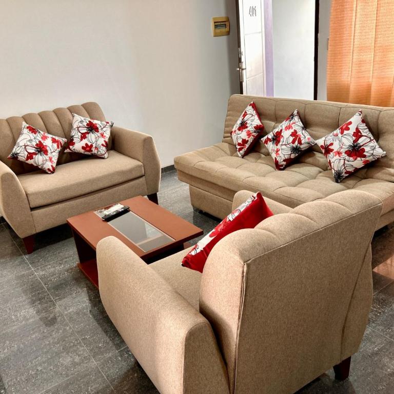 Departamento Cond Golden cerca de Fexpocruz - Two-Bedroom Apartment - 12