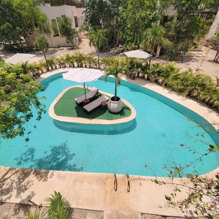 Condo de ensueño con cenote privado - Apartamento de 2 dormitorios - 1