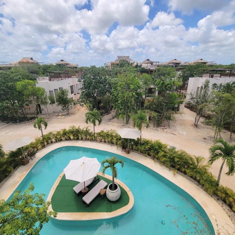 Condo de ensueño con cenote privado - Apartamento de 2 dormitorios - 34