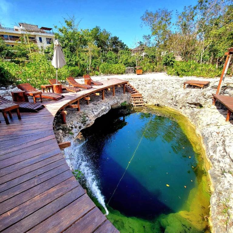 Condo de ensueño con cenote privado - Apartamento de 2 dormitorios - 40