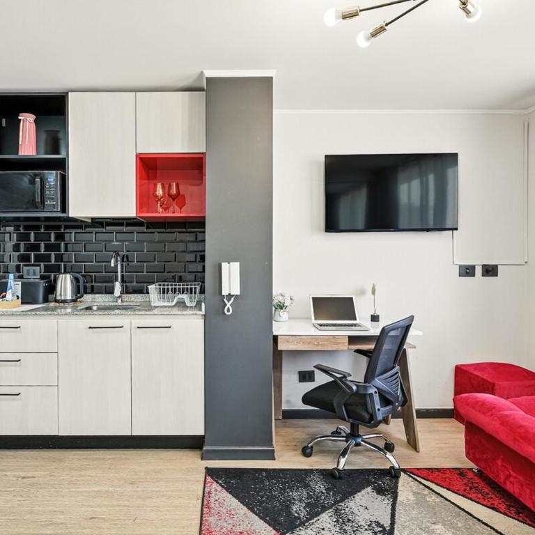 U611 Central in Santiago Security Wifi - One-Bedroom Apartment - 17