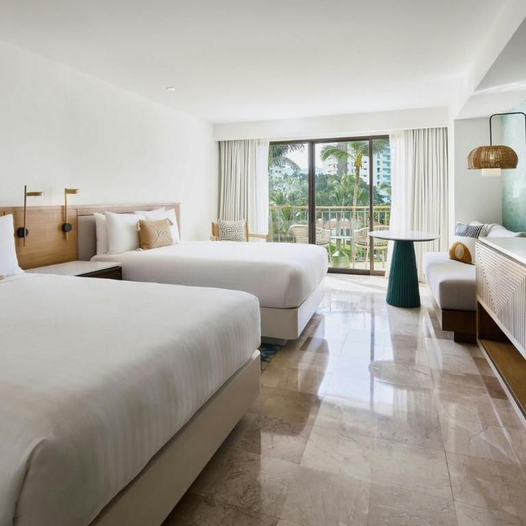 Marriott Puerto Vallarta Resort & Spa - Habitación con 2 camas dobles y vistas al mar - 1