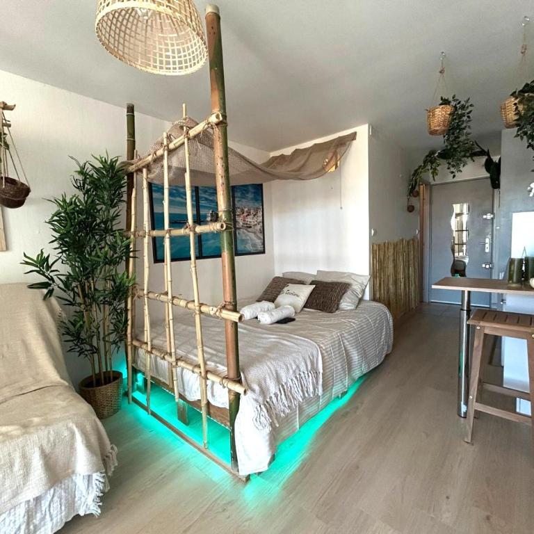 Les Cocotiers vue mer 250 m de plage - Apartment mit 1 Schlafzimmer - 13