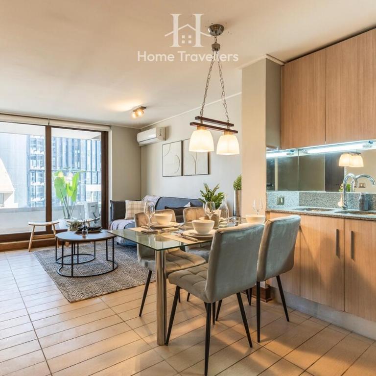HT Amplio depto en Las Condes con estacionamiento - One-Bedroom Apartment - 4