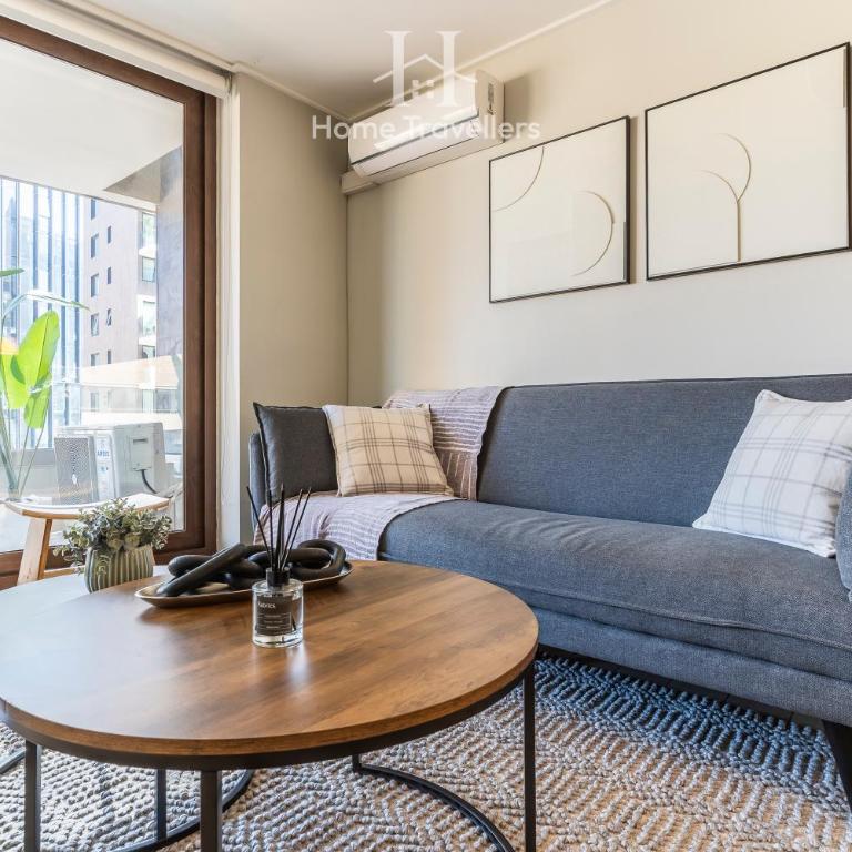 HT Amplio depto en Las Condes con estacionamiento - One-Bedroom Apartment - 28
