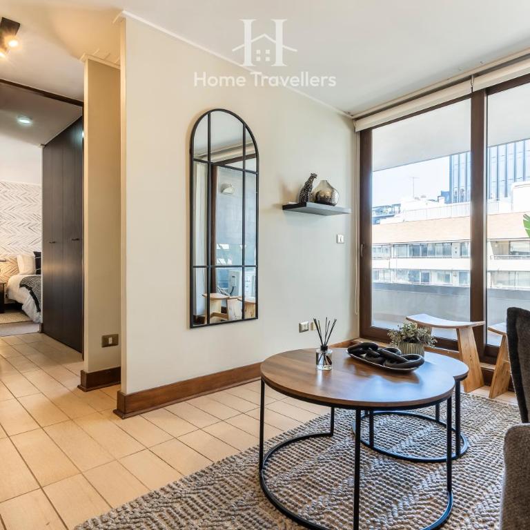 HT Amplio depto en Las Condes con estacionamiento - One-Bedroom Apartment - 59