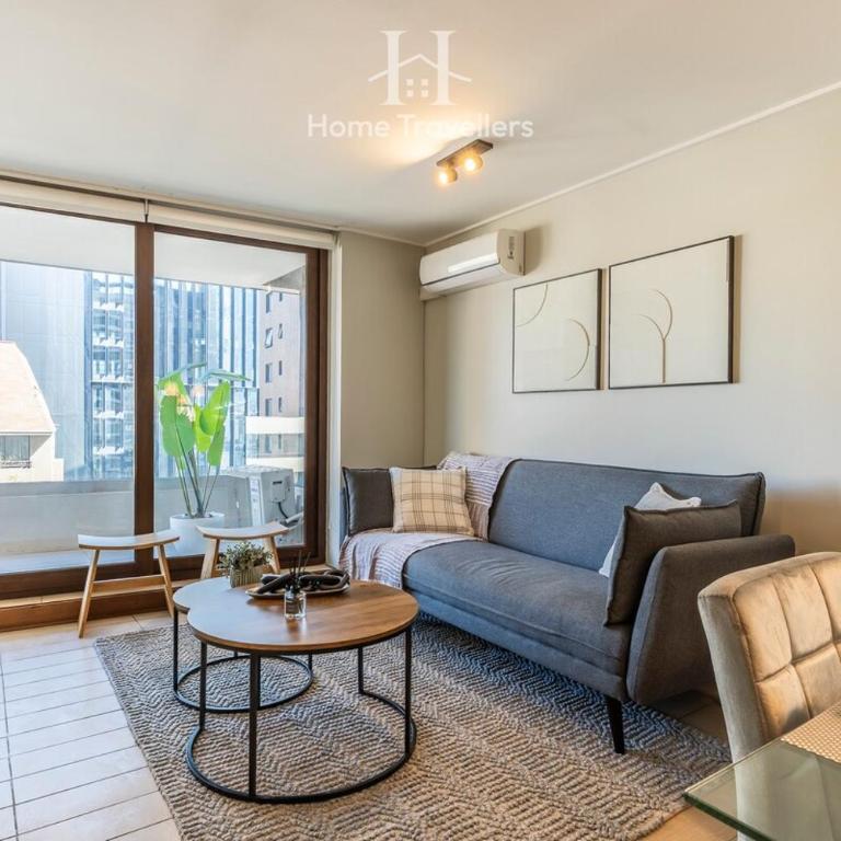 HT Amplio depto en Las Condes con estacionamiento - One-Bedroom Apartment - 61