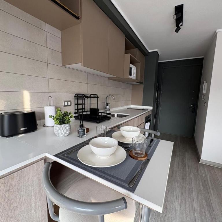 HT Acogedor estudio en Nunoa con estacionamiento - Apartamento de 1 dormitorio - 10