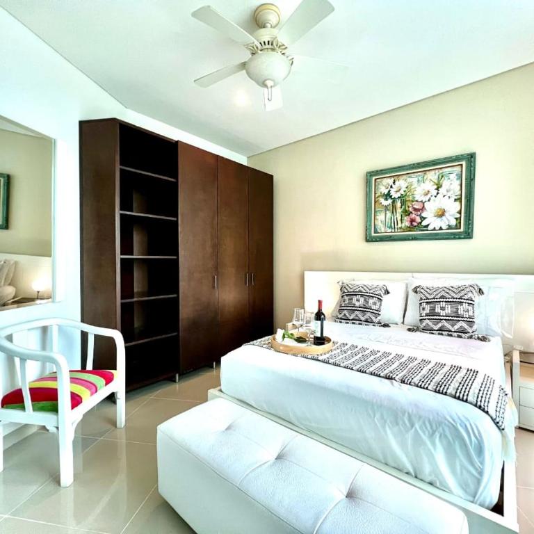 Apartamento Luxury hotel sonesta cartagena seaway 935 frente al mar - Three-Bedroom Apartment - 4