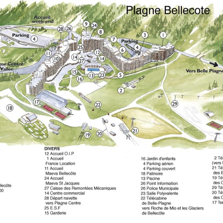 Plagne Bellecôte - 4 pers, Appart rénové avec piscine - FR-1-181-2860 - Apartamento - 10