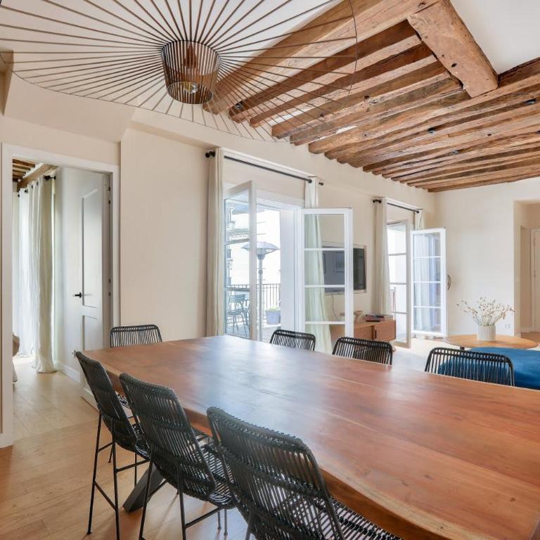 Grande terrasse, climatisation, 3 chambres, Marais - Appartement avec Terrasse - 16