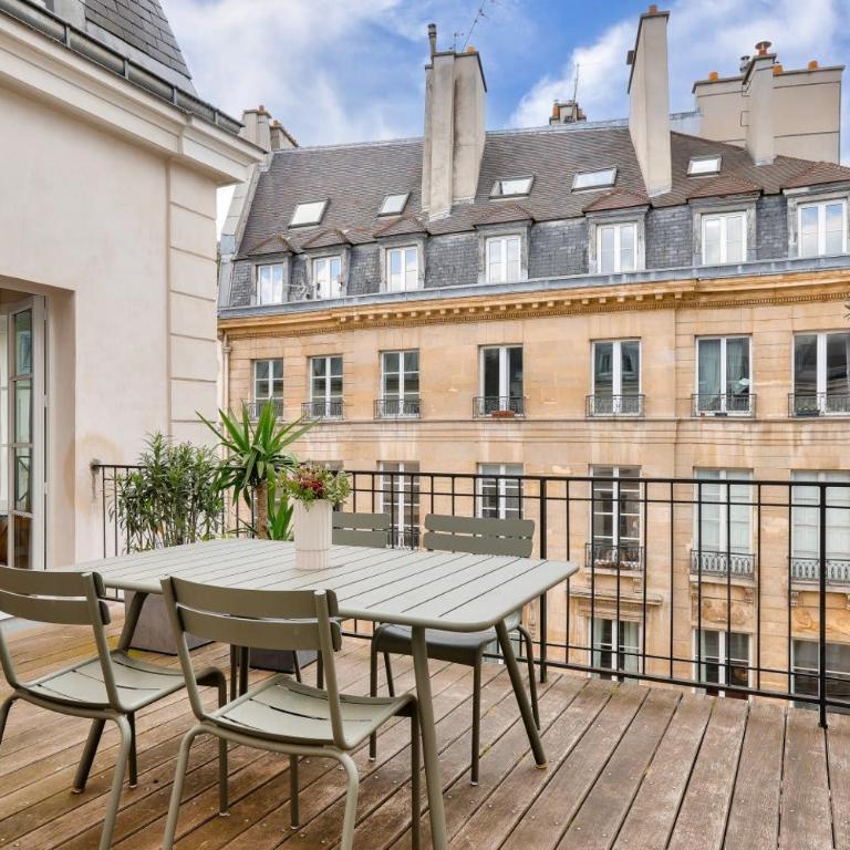 Grande terrasse, climatisation, 3 chambres, Marais - Appartement avec Terrasse - 2