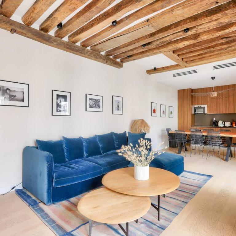 Grande terrasse, climatisation, 3 chambres, Marais - Appartement avec Terrasse - 1