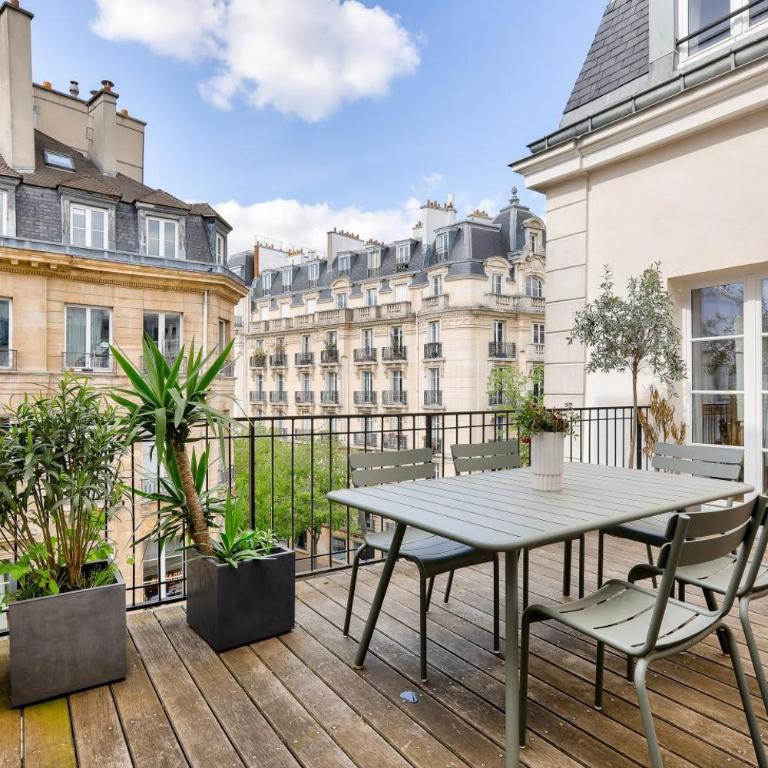 Grande terrasse, climatisation, 3 chambres, Marais - Appartement avec Terrasse - 23