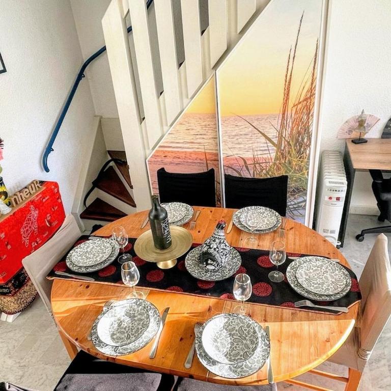 Cap d Agde T4 Duplex Center Port Private Parking WIFI Air Conditioning - Apartment - 87