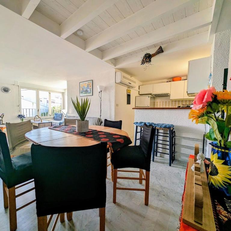 Cap d Agde T4 Duplex Center Port Private Parking WIFI Air Conditioning - Apartment - 100