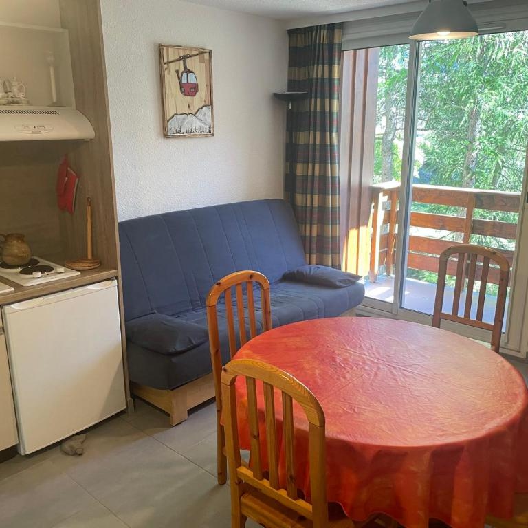Studio confortable 19m², 2/3 pers, balcon Est, proche pistes et commerces - Merlette, Orcières - FR-1-636-63 - Monolocale - 1