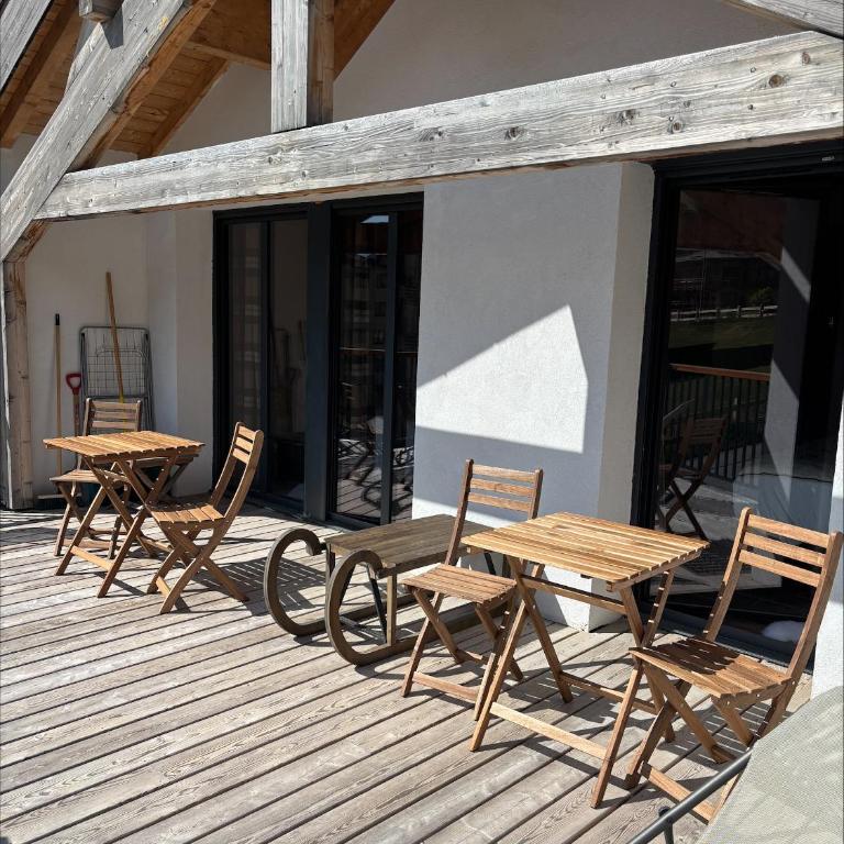 Grand appartement familial avec terrasses à 2 pas de pistes - Apartment mit 3 Schlafzimmern - 32