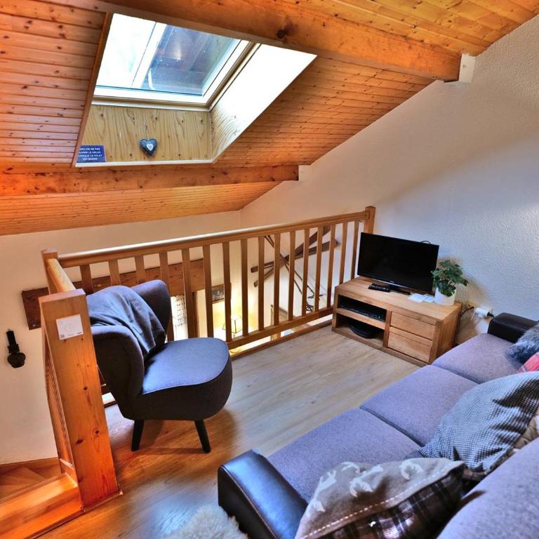 Charmant 2 pièces + mezzanine, 42m², 4 pers, balcon sud, proche commerces et ski bus au Grand-Bornand - FR-1-458-155 - Apartamento - 10