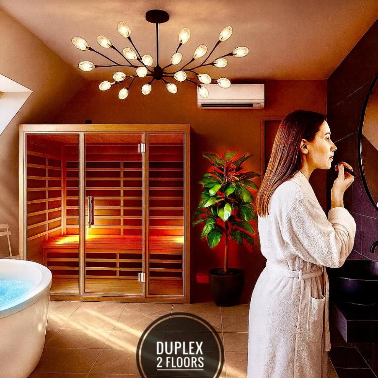 LiFE VOYAGE RESIDENCE & SPA - Strasbourg's City Center Luxury Experience - Deluxe Duplex - Private Sauna & 'Jacuzzi' - 5