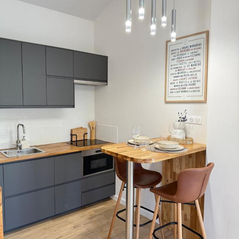 Cozy studio with air conditioning & pool & parking - Appartement 1 Chambre - 7