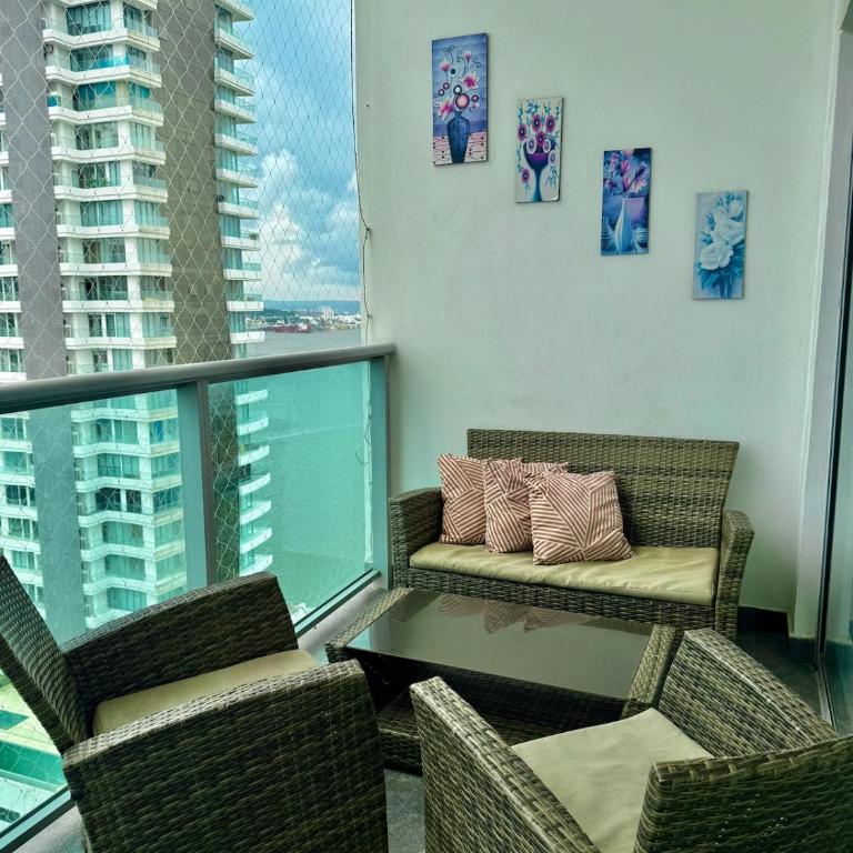 Apartamento en bocagrande con balcon y vista al mar - Apartamento de 1 dormitorio - 9