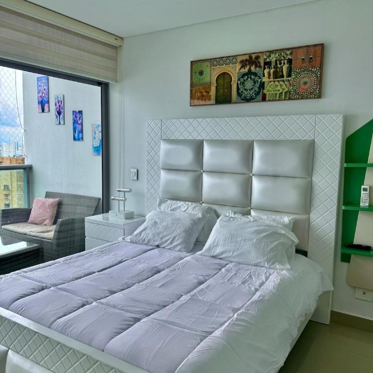 Apartamento en bocagrande con balcon y vista al mar - Apartamento de 1 dormitorio - 7