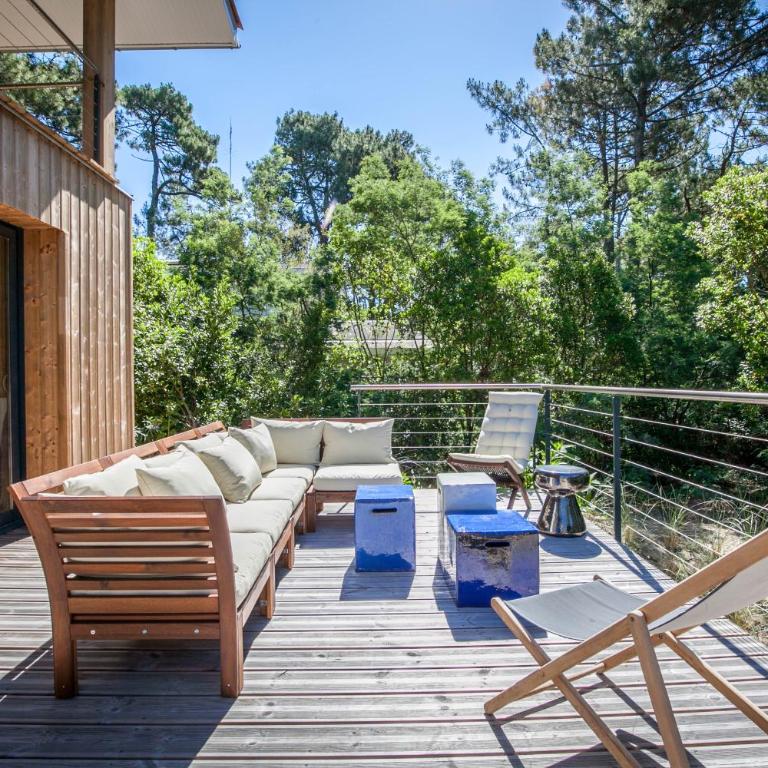 Villa Des Sittelles au Cap Ferret - Piscine - Proche Plage des Américains et Belisaire - Villa - 3