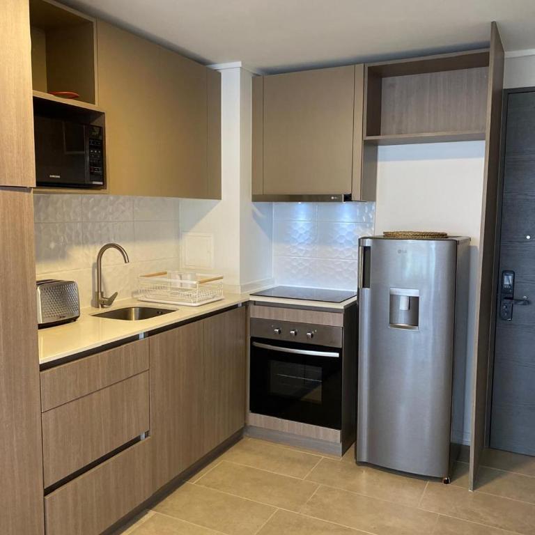 Depto 2D moderno y acogedor con ubicación de lujo - Two-Bedroom Apartment with Terrace - 21