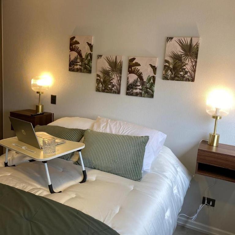 Depto 2D moderno y acogedor con ubicación de lujo - Two-Bedroom Apartment with Terrace - 9