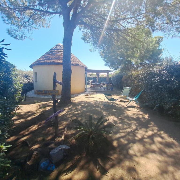 libre du 21 juin au 4 juillet venez prendre la fraîcheur en bord de lac et plage de Barcarès à 800m cabane rénovée 8 couchages possibles - Haus mit 3 Schlafzimmern - 6