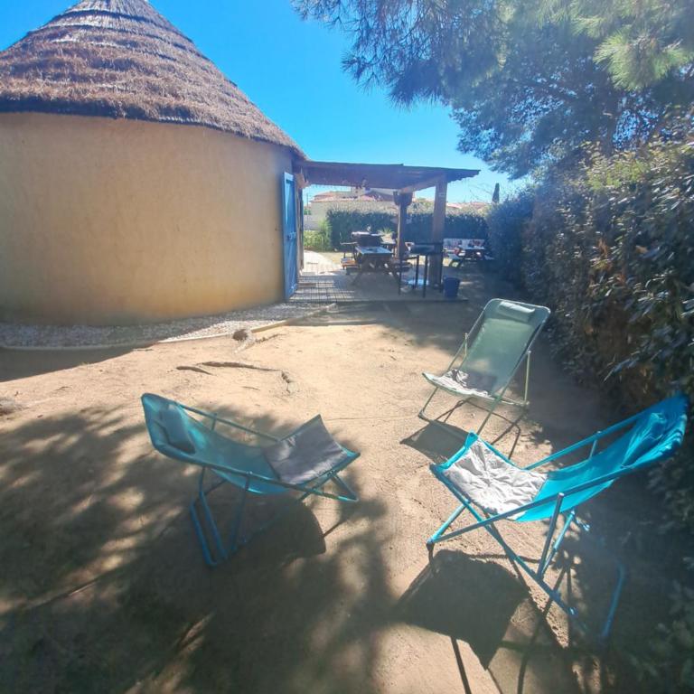 libre du 21 juin au 4 juillet venez prendre la fraîcheur en bord de lac et plage de Barcarès à 800m cabane rénovée 8 couchages possibles - Haus mit 3 Schlafzimmern - 22