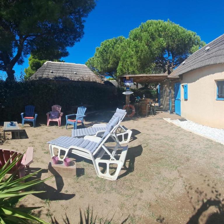 libre du 21 juin au 4 juillet venez prendre la fraîcheur en bord de lac et plage de Barcarès à 800m cabane rénovée 8 couchages possibles - Haus mit 3 Schlafzimmern - 2