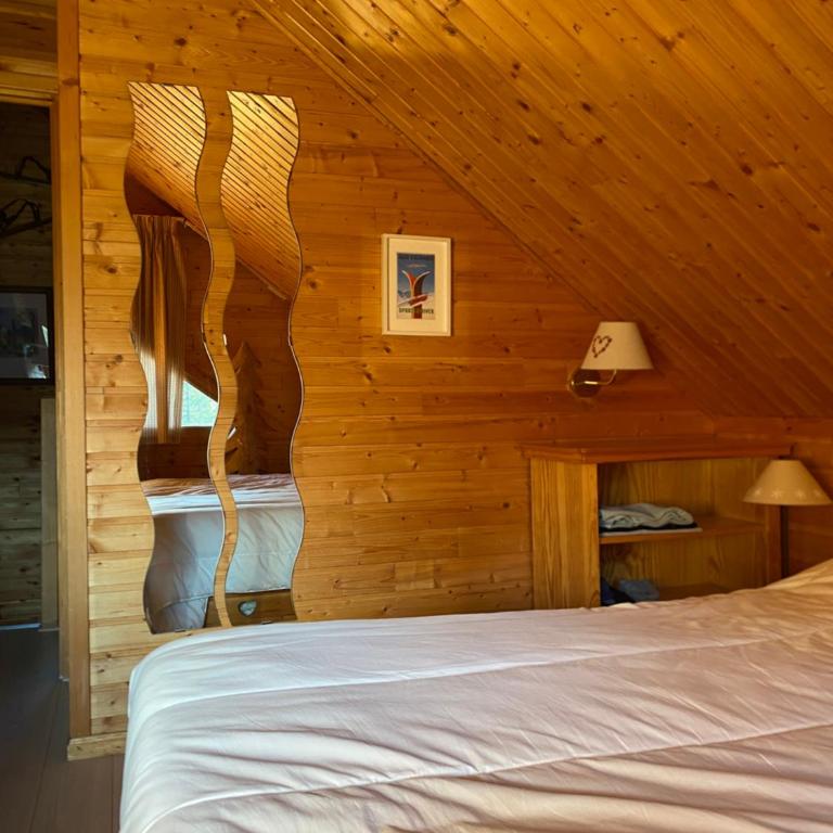 Duplex cosy jusqu'à 6 personnes- chalet des Pléiades - départ skis aux pieds en bordure de piste sans portage - au milieu des fleurs en été - l'autre duplex du chalet est également à nous - Chalet 2 Chambres - 21