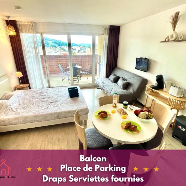 " Escale Closeraie " Balcon - Parking - 4 personnes - Monolocale - 1