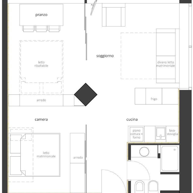 Suite 1400 - Appartamento con 2 Camere da Letto - 22