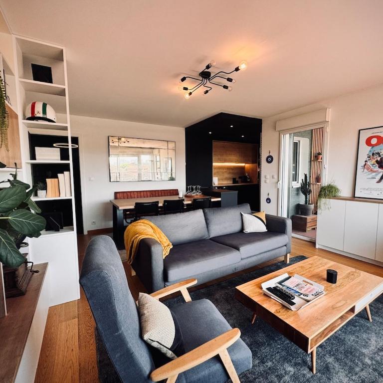 Le Reflet, 2 bedrooms, balcony view of Vilaine - Apartment mit 2 Schlafzimmern - 1