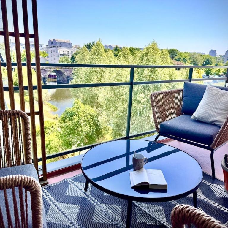Le Reflet, 2 bedrooms, balcony view of Vilaine - Apartment mit 2 Schlafzimmern - 11