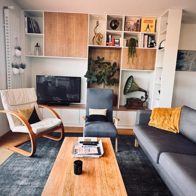 Le Reflet, 2 bedrooms, balcony view of Vilaine - Apartment mit 2 Schlafzimmern - 22