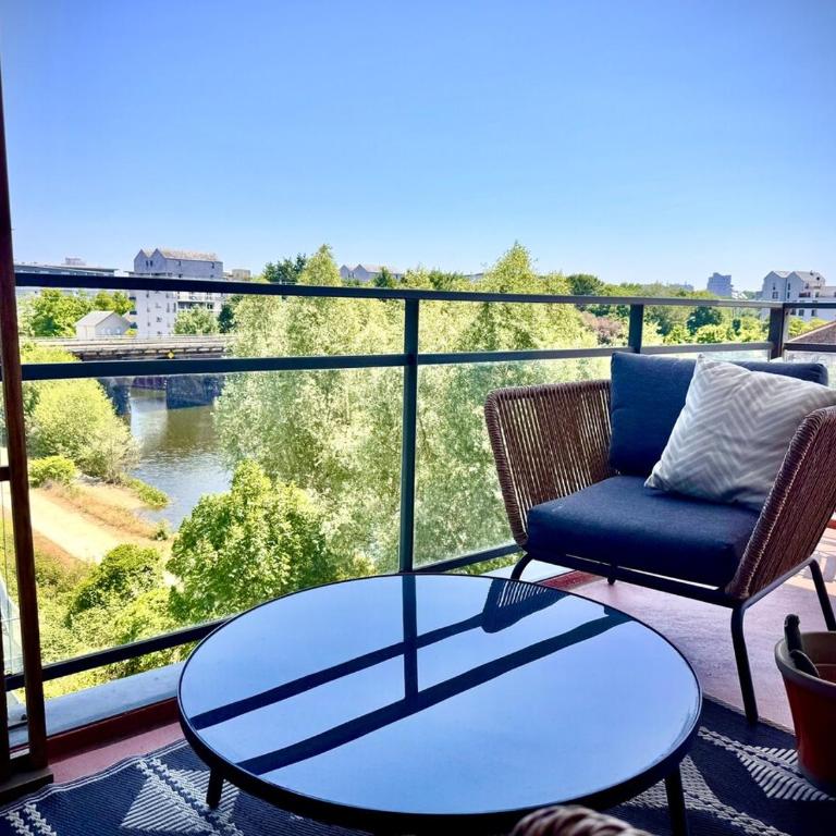 Le Reflet, 2 bedrooms, balcony view of Vilaine - Apartment mit 2 Schlafzimmern - 26