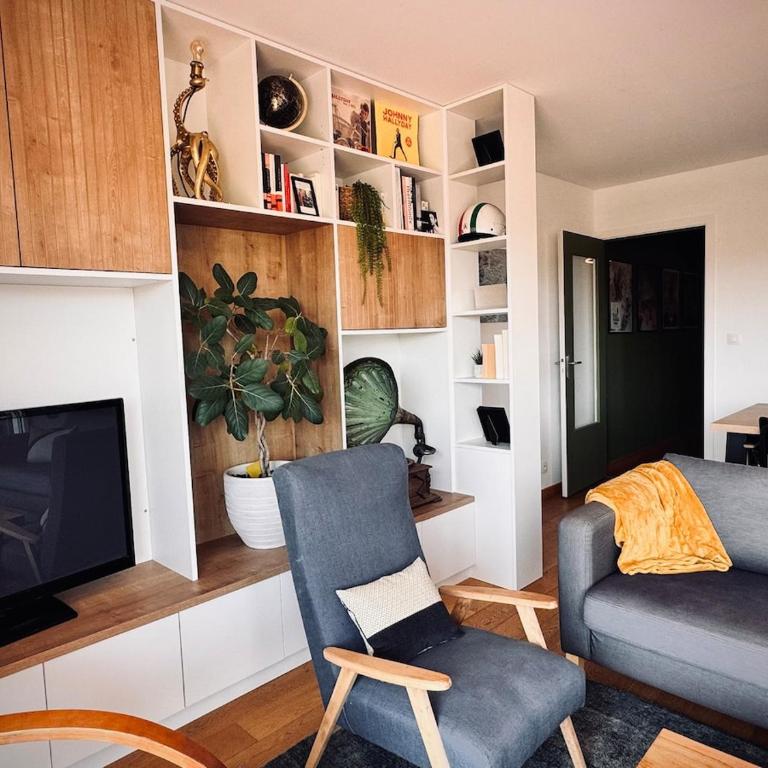 Le Reflet, 2 bedrooms, balcony view of Vilaine - Apartment mit 2 Schlafzimmern - 27
