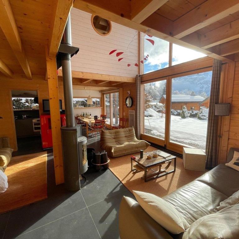 Chalet indépendant 8 pers, déco moderne, proche centre et remontées, terrasse sud-ouest - FR-1-572-32 - Chalet - 9