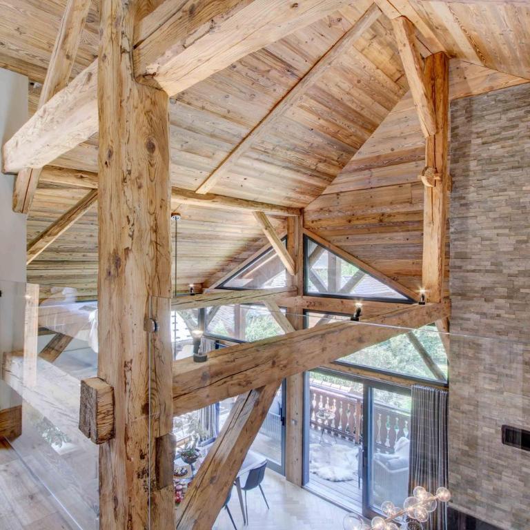 FERME COLLINE splendide 5 chambres au centre de Morzine 10 à 12 personnes - Appartamento - 38