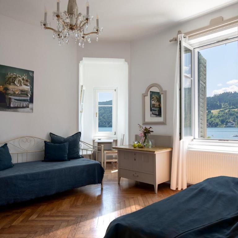 Villa Streintz - Doppelzimmer mit Balkon und Seeblick - 2