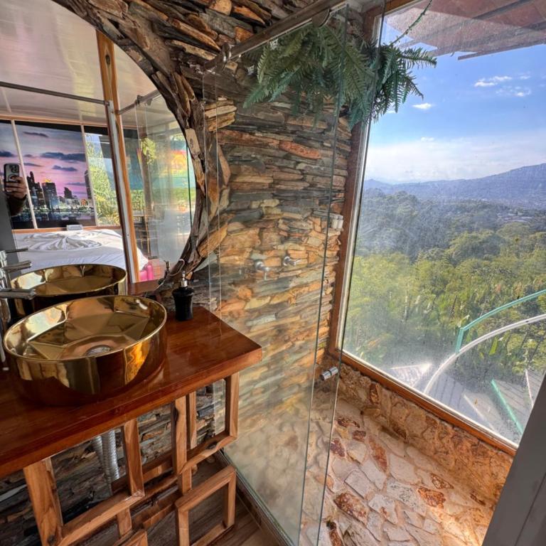 Aero Glamping Hotel Pereira - Double Room with Mountain View - 26