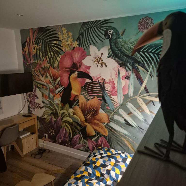 Studio avec Spa Privatif & Terrasse Jungle Dijon Centre - Appartamento Monolocale - 23