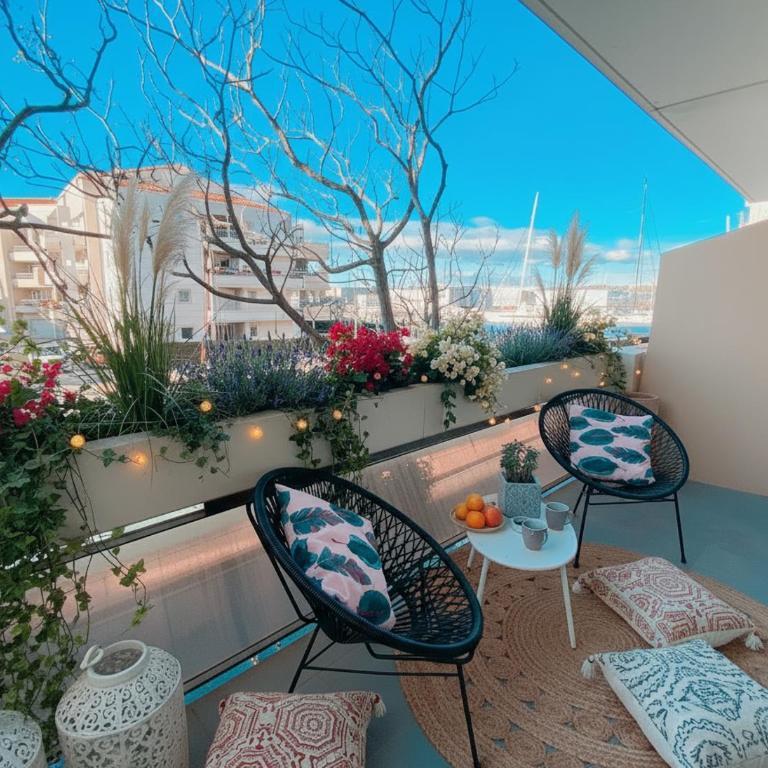 Superbe T2 au calme avec balcon sur la marina - 10 - Appartement 1 Chambre - 1