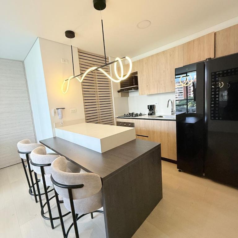 Poblado de lujo - Two-Bedroom Deluxe Apartment with Balcony - 5