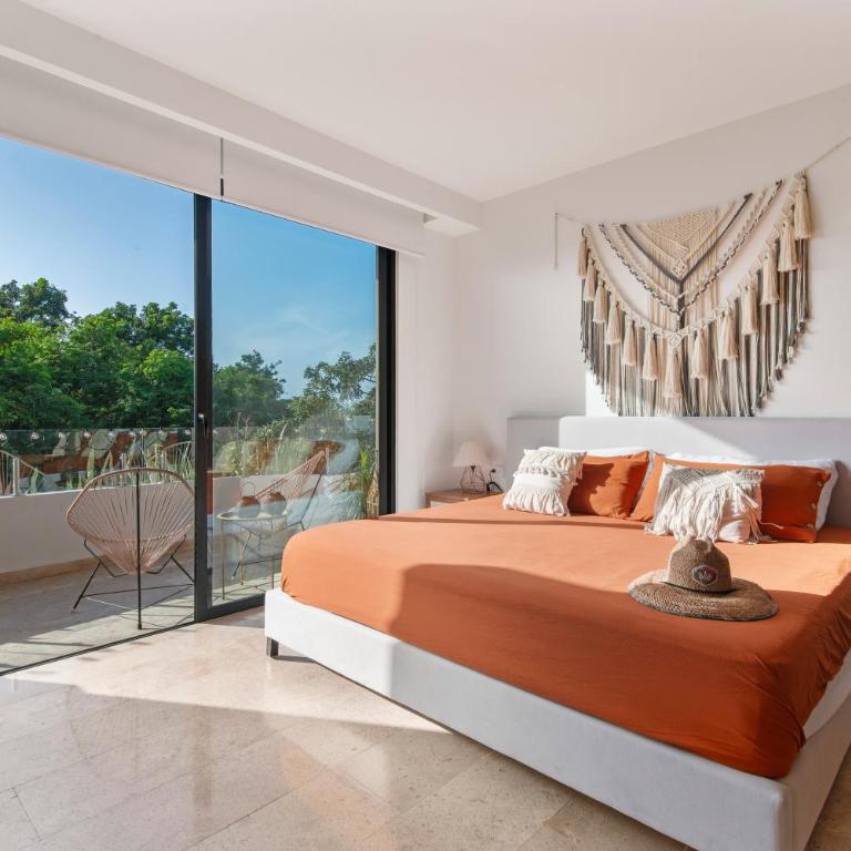 Vibra Bonito - Boho Chic Studio with Rooftop & Infinite Pool - Estudio Deluxe con cama grande - 2