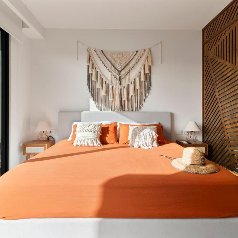 Vibra Bonito - Boho Chic Studio with Rooftop & Infinite Pool - Estudio Deluxe con cama grande - 15